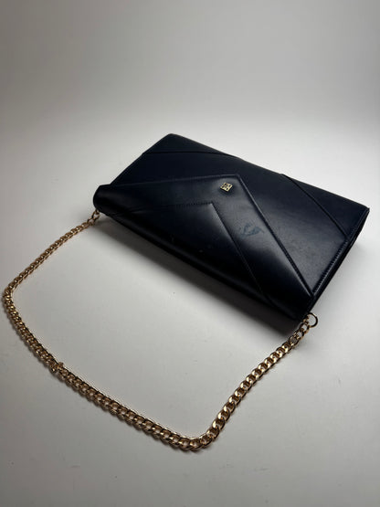 Vintage Givenchy 4G Leather Bag Navy