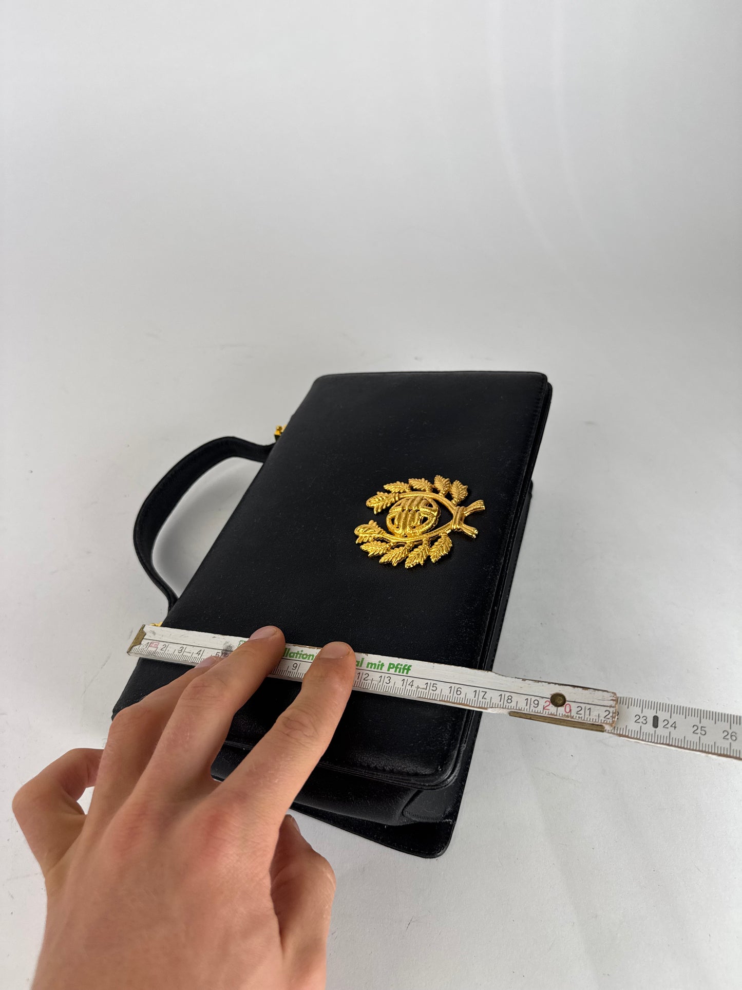 Vintage Givenchy 4G Leather Bag black