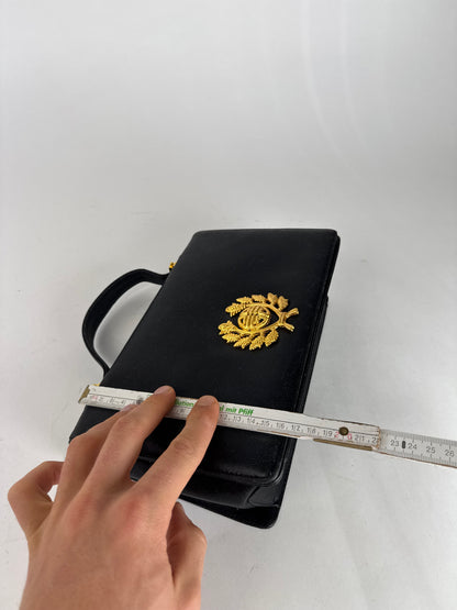 Vintage Givenchy 4G Leather Bag black