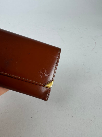 Vintage Loewe Madrid Leather Key Holder Brown