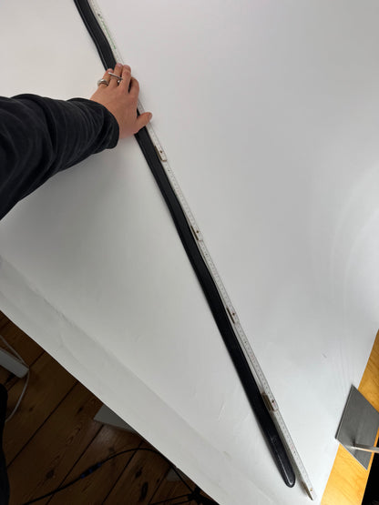 Vintage Loewe Madrid Leather Belt Black Amazona