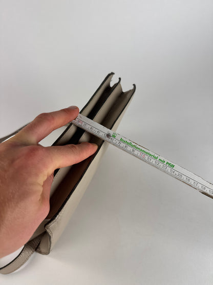 Vintage Yves Saint Laurent 2 Way Leather Bag Y Satchel