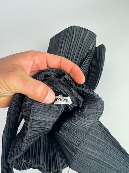 Vintage Issey Miyake Pleated Bag Black