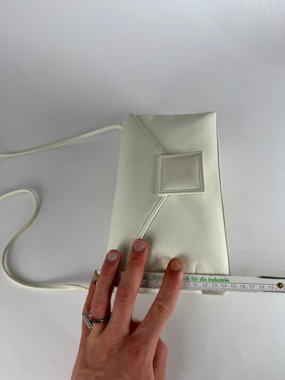 Vintage Givenchy 4G leather Bag White