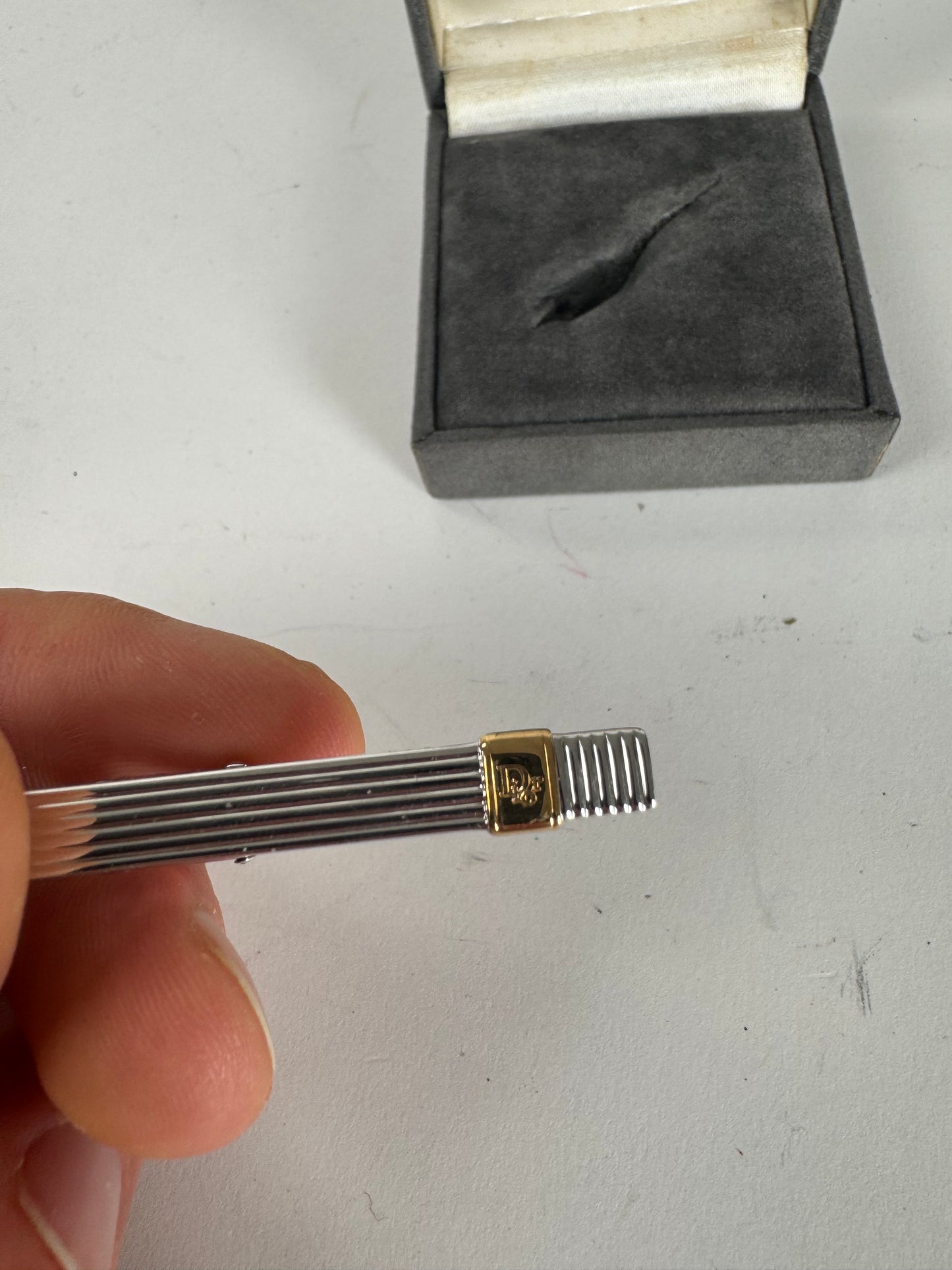 Vintage Money / Tie steel Clamp Silver