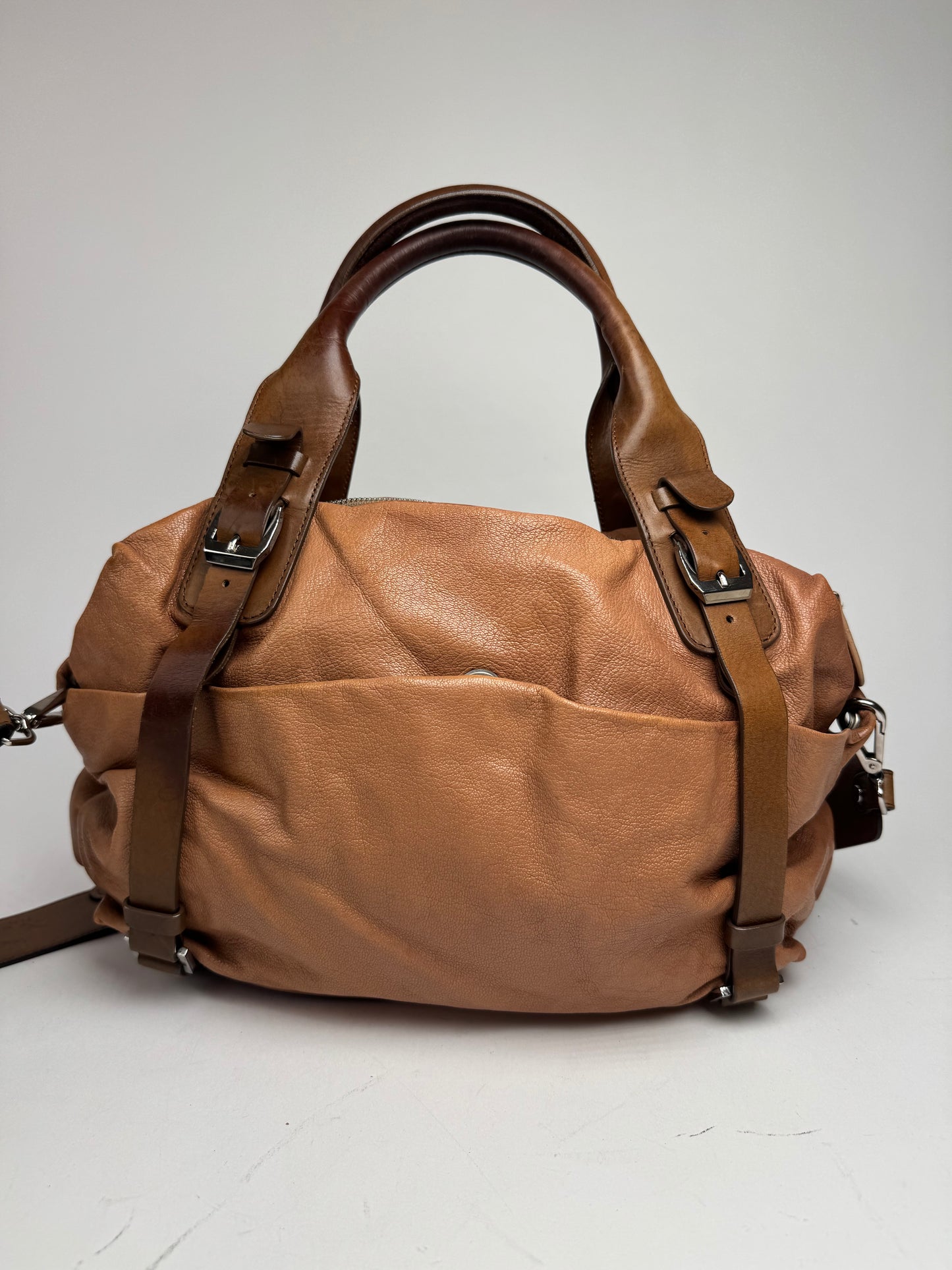 Vintage Marni 2Way Leather Bag Brown