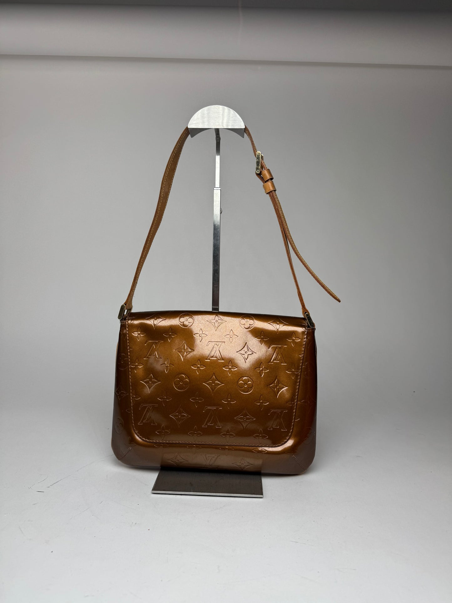 Vintage Louis Vuitton Vernis Leather Bag Brown