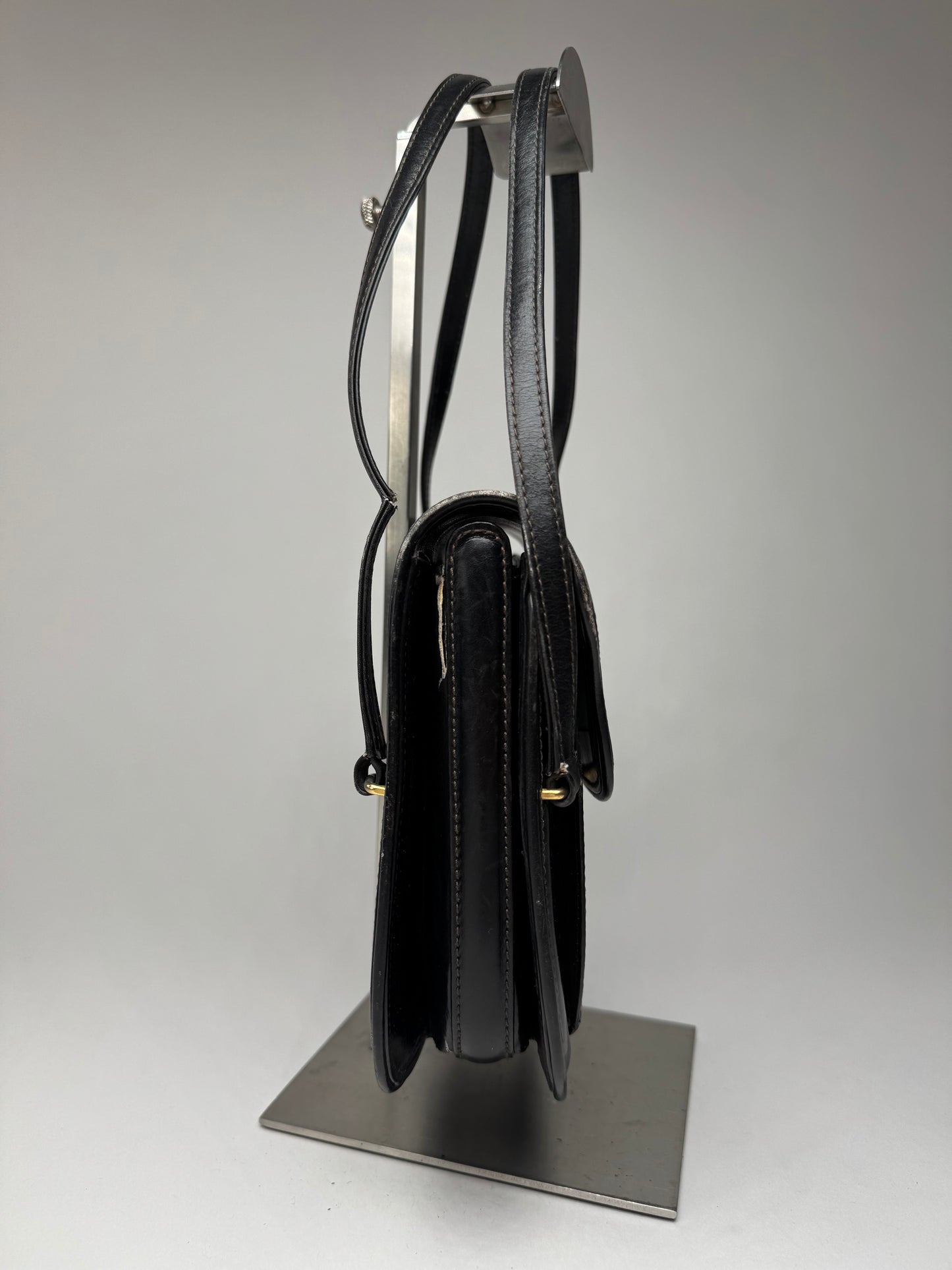 Vintage Gucci Leather Bag Black