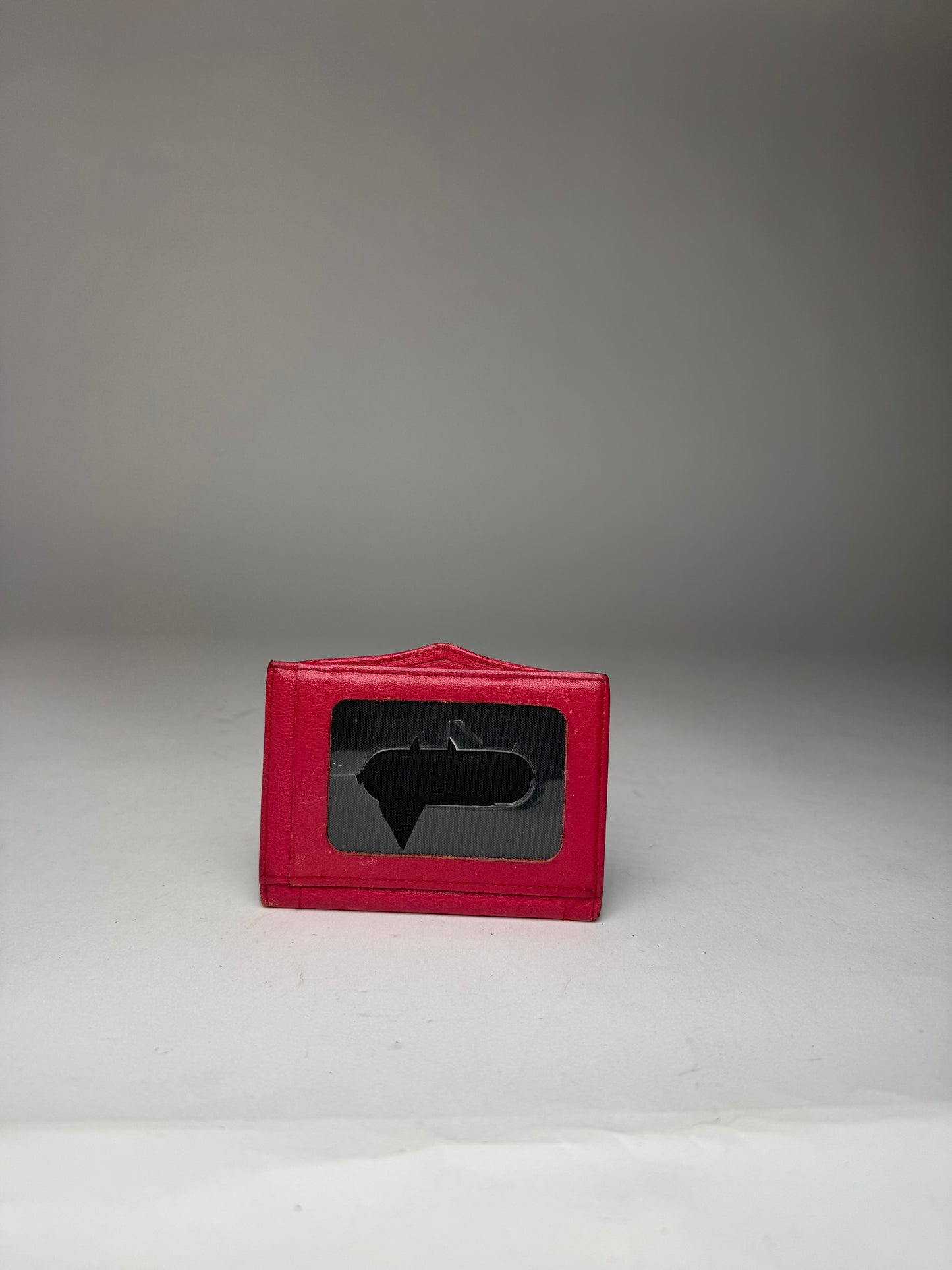 Vintage Givenchy Leather Card Holder Red