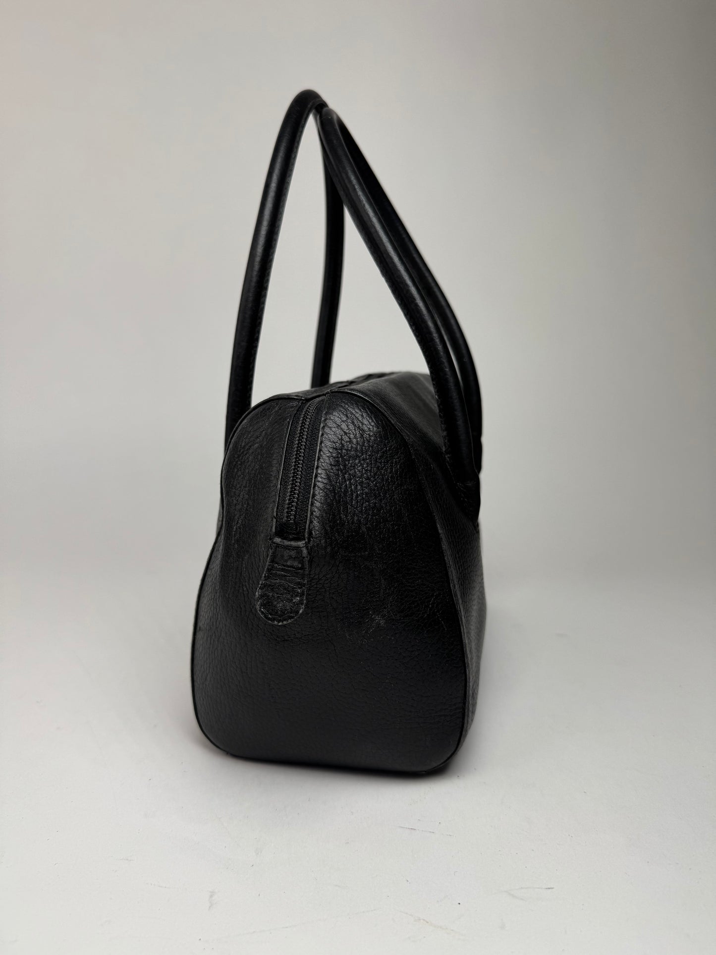 Vintage Cartier Leather Bag Black