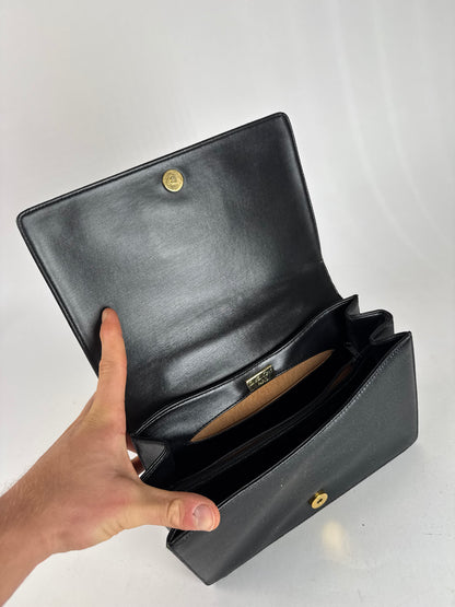 Vintage Givenchy 4G Leather Bag black