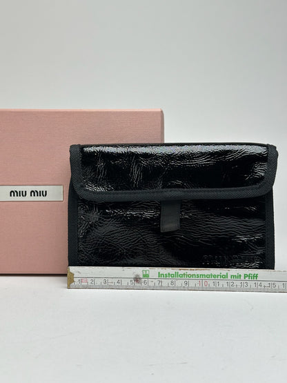 Vintage Miu Miu Canvas Wallet black