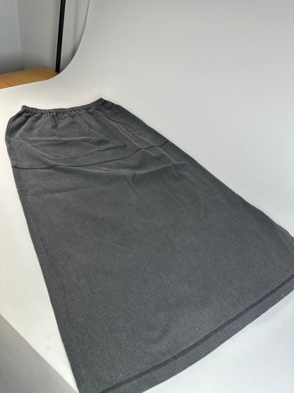 Vintage Issey Miyake Wool Skirt Grey M