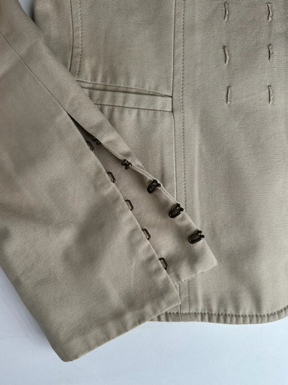 Vintage Gucci Blazer / Trenchcoat Beige 38/M