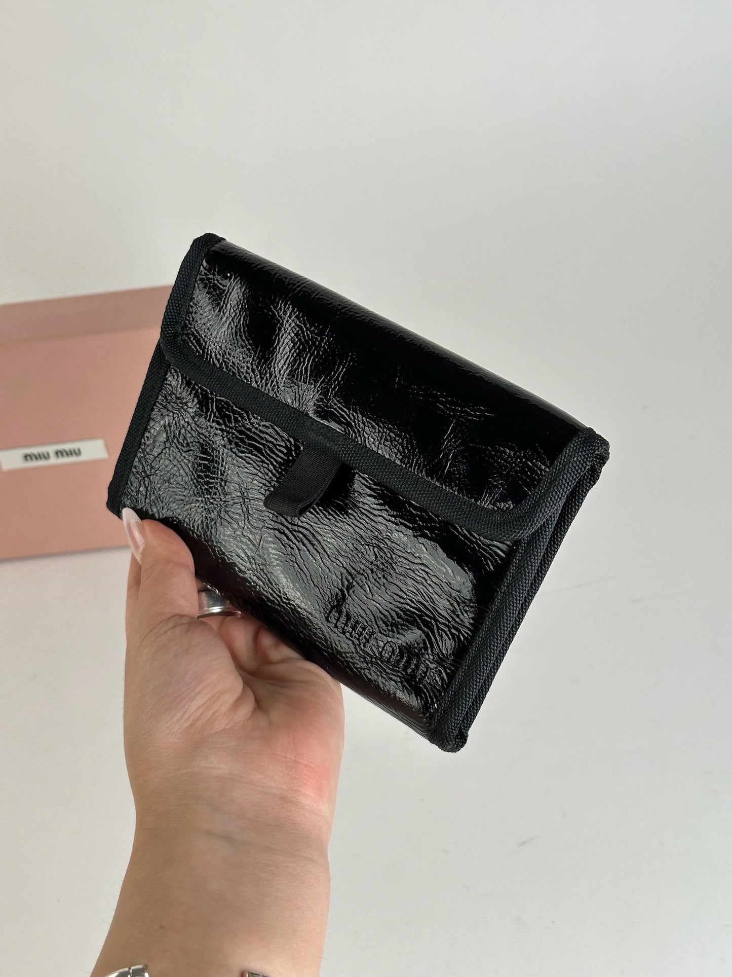 Vintage Miu Miu Canvas Wallet black