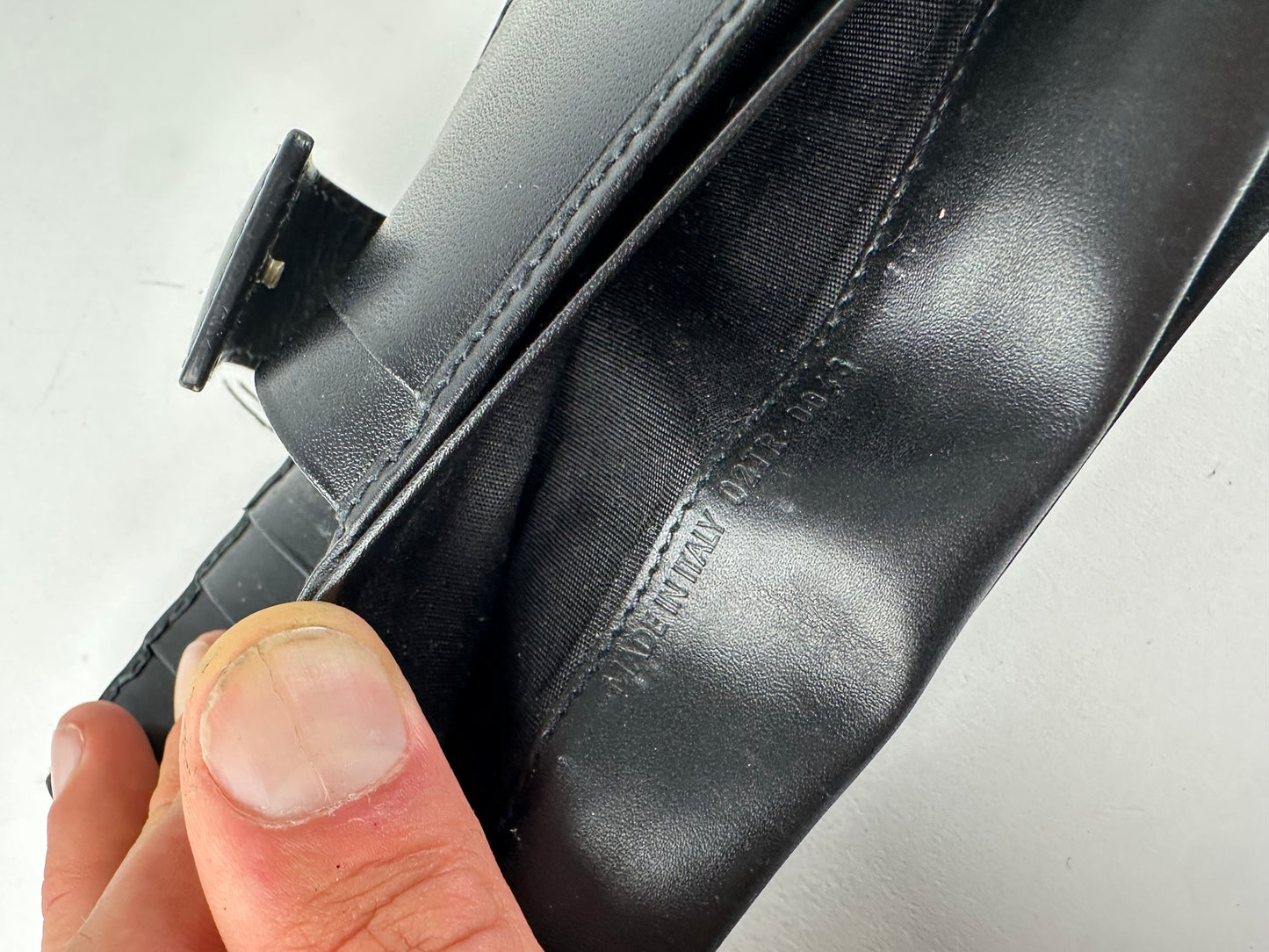 Vintage Dior Oblique Canvas Wallet Black Beige