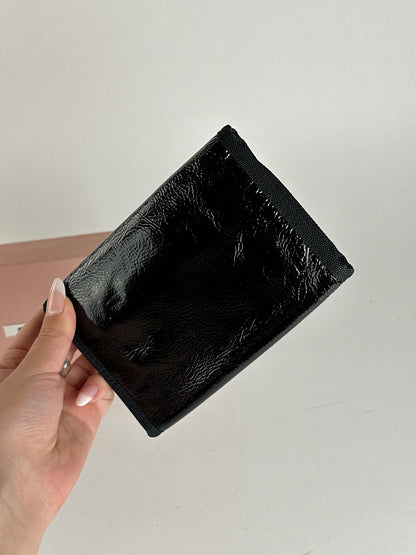 Vintage Miu Miu Canvas Wallet black