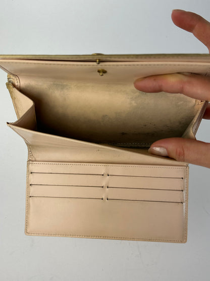 Vintage Louis Vuitton Monogram Monogram Vernis Bifold Wallet Late 1990s Yellow