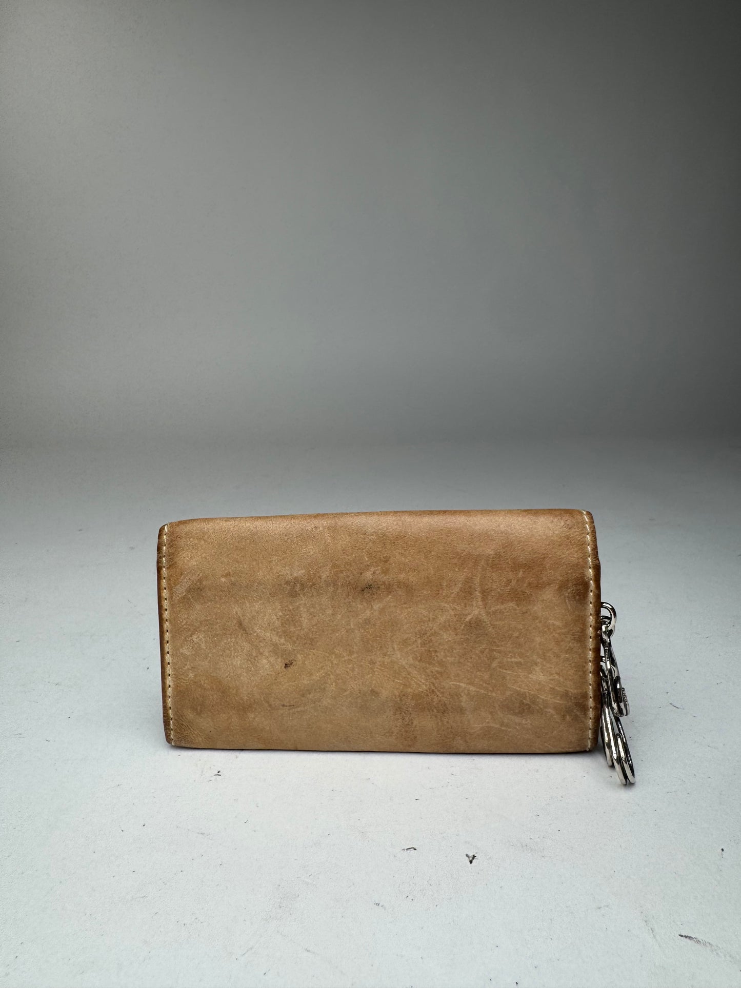 Vintage Vivienne Westwood Leather Key Holder beige