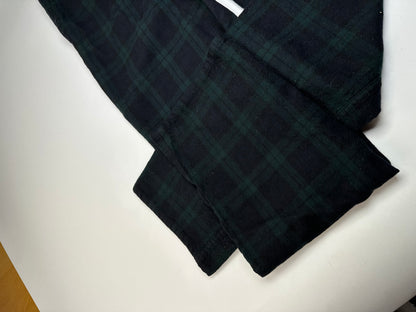 Vintage Comme des Garçons Wool Trousers Black Dark Green