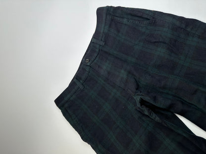 Vintage Comme des Garçons Wool Trousers Black Dark Green
