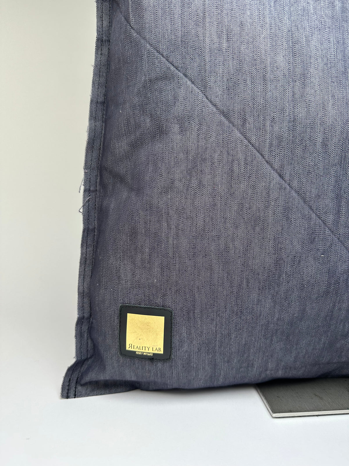 Vintage Issey Miyake Reality Lab Fabric Tote Dark Blue Purple