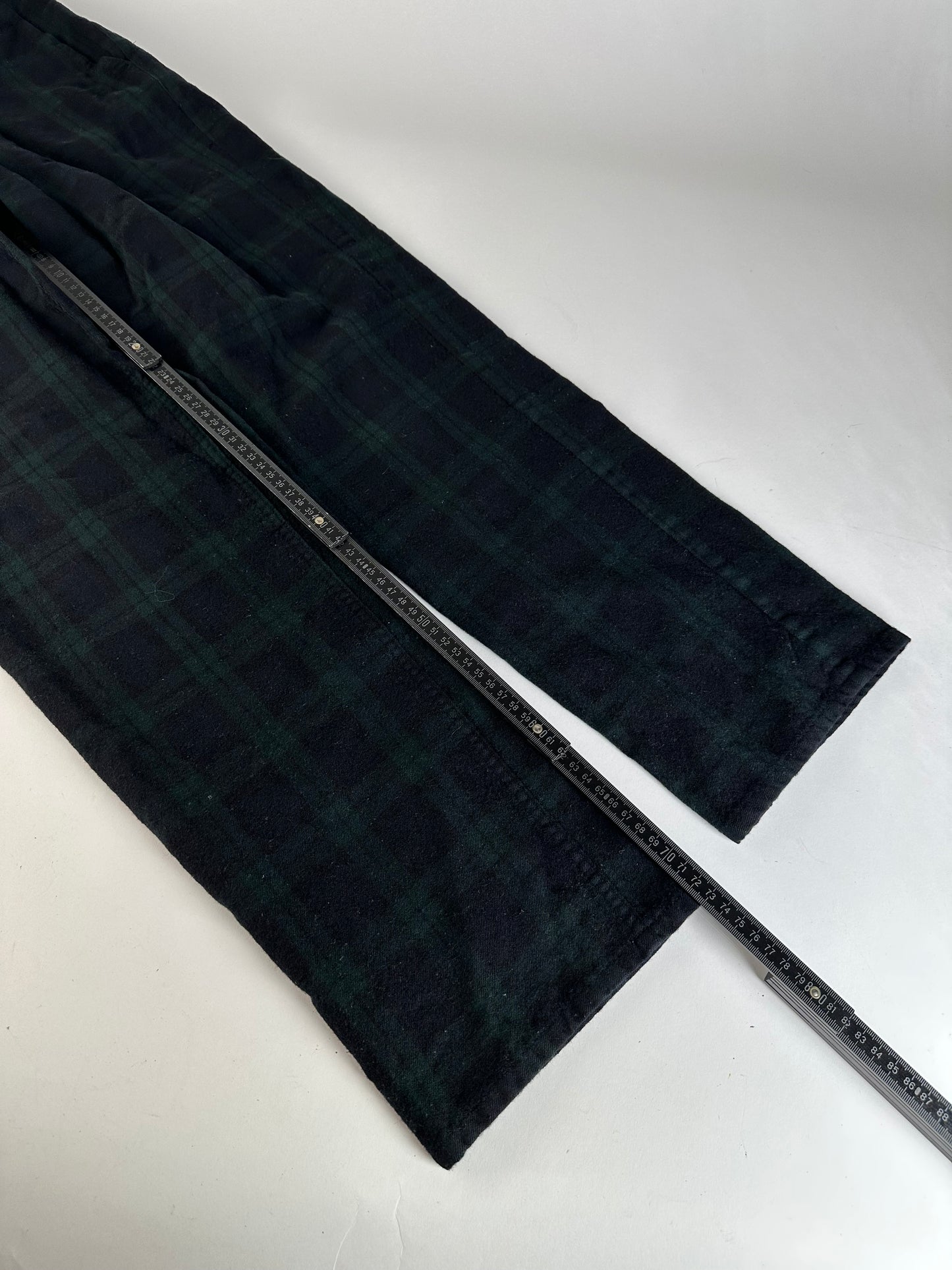 Vintage Comme des Garçons Wool Trousers Black Dark Green