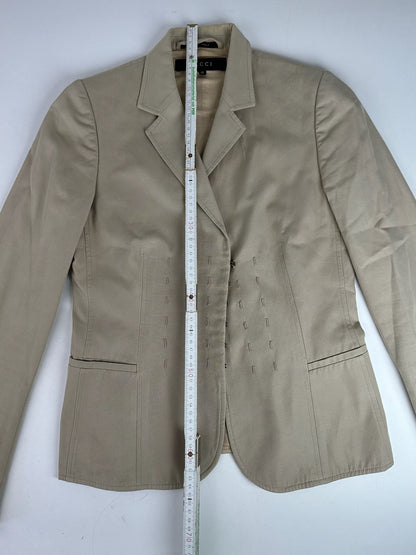 Vintage Gucci Blazer / Trenchcoat Beige 38/M