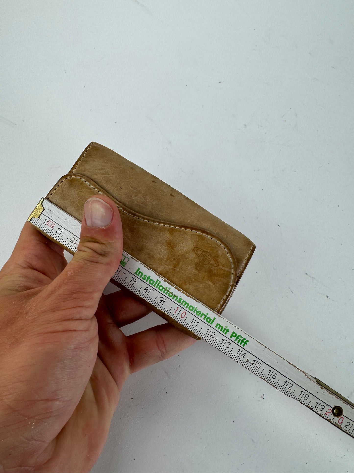 Vintage Vivienne Westwood Leather Key Holder beige