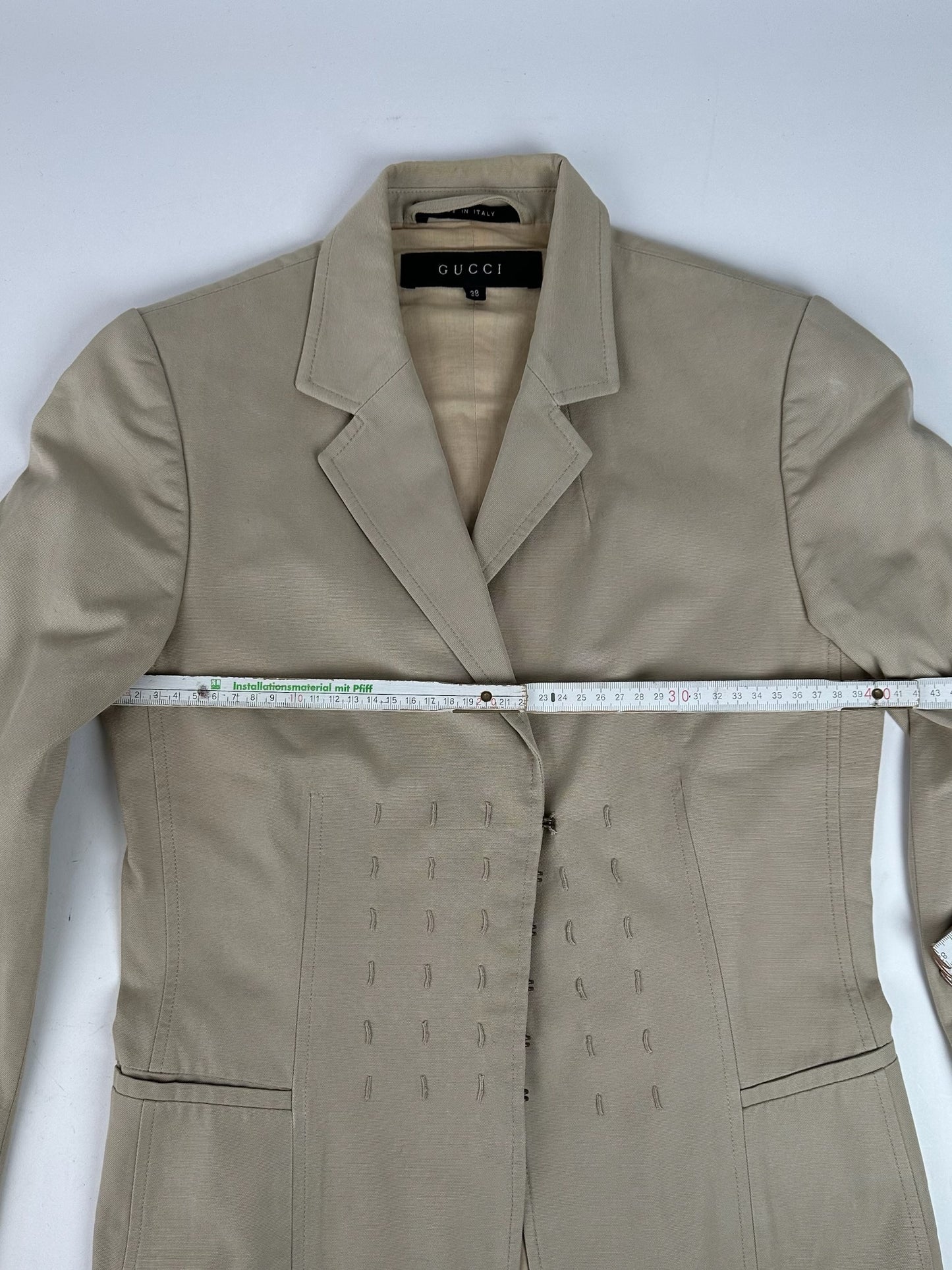 Vintage Gucci Blazer / Trenchcoat Beige 38/M