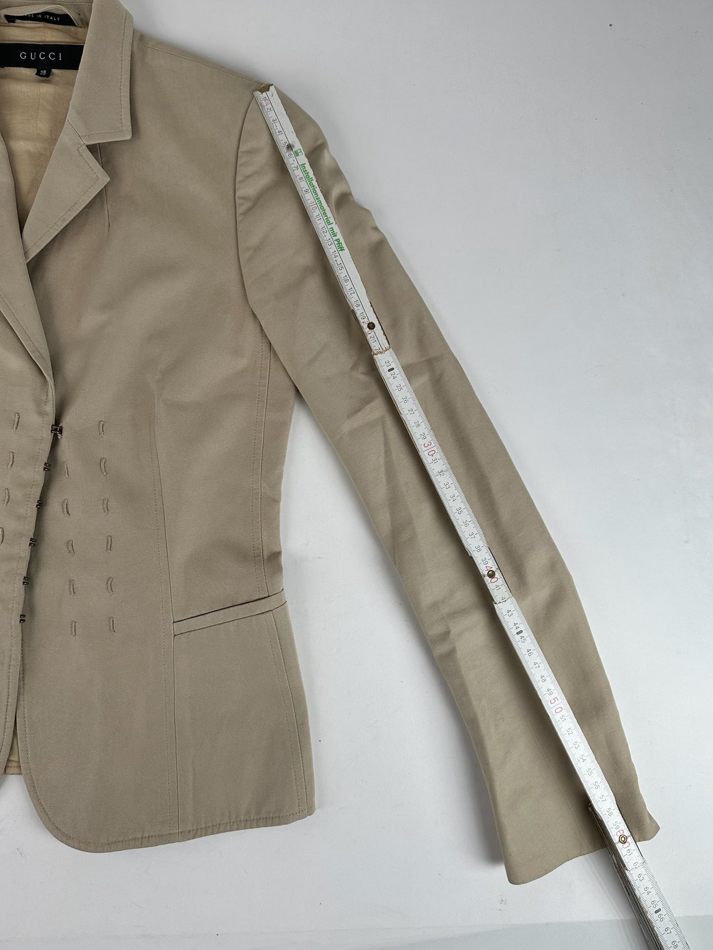 Vintage Gucci Blazer / Trenchcoat Beige 38/M
