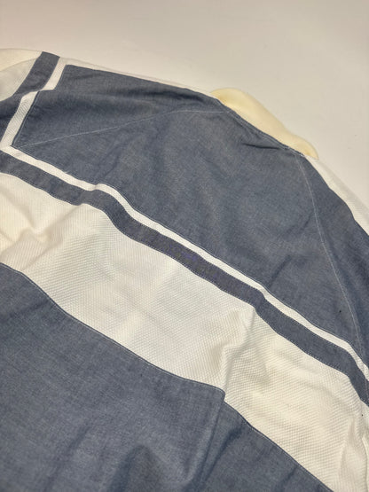 Vintage Dior Mens Short - Sleeve Jacket Blue White L