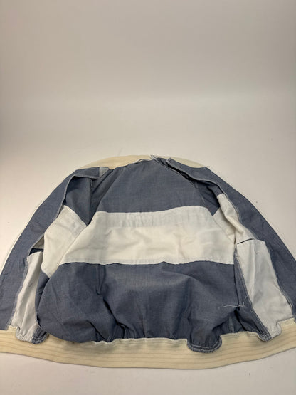 Vintage Dior Mens Short - Sleeve Jacket Blue White L