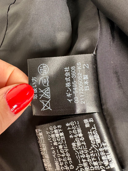 Vintage Givenchy Wool Blazer Short Coat Black M