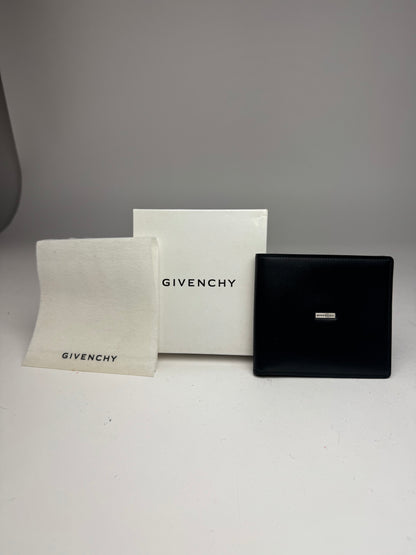 Vintage Givenchy Flapable Leather Card Holder / Wallet black