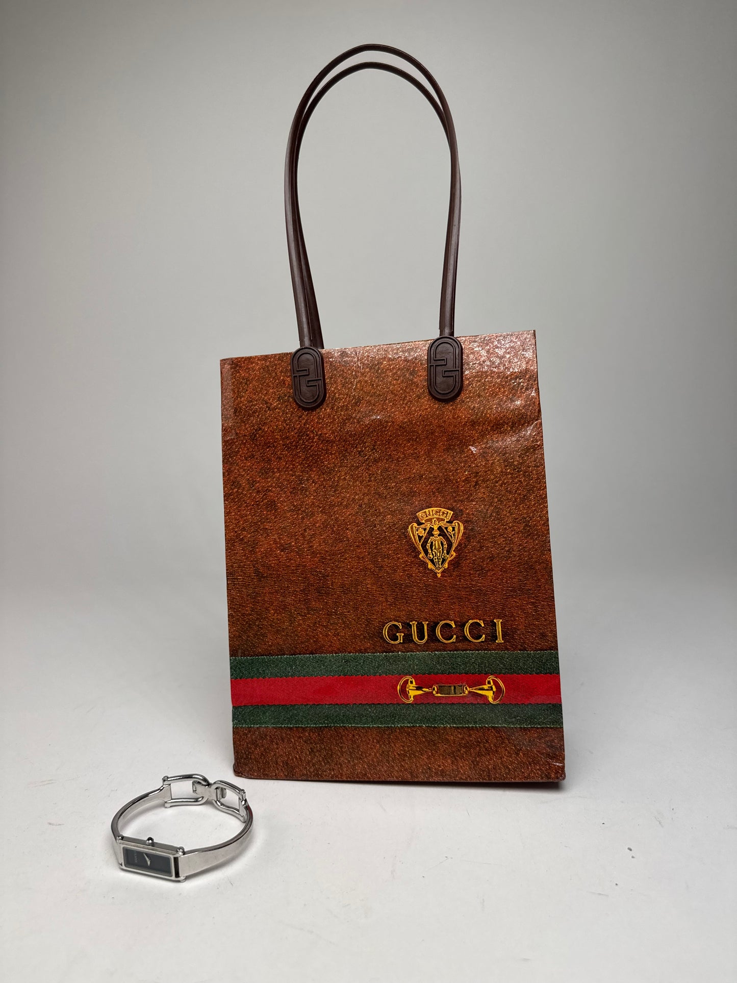 Vintage Gucci Horsebit Quartz Watch Silver