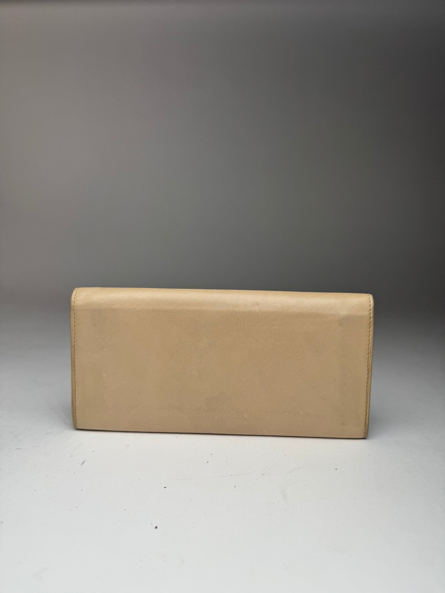 Vintage Celine Paris Leather wallet white