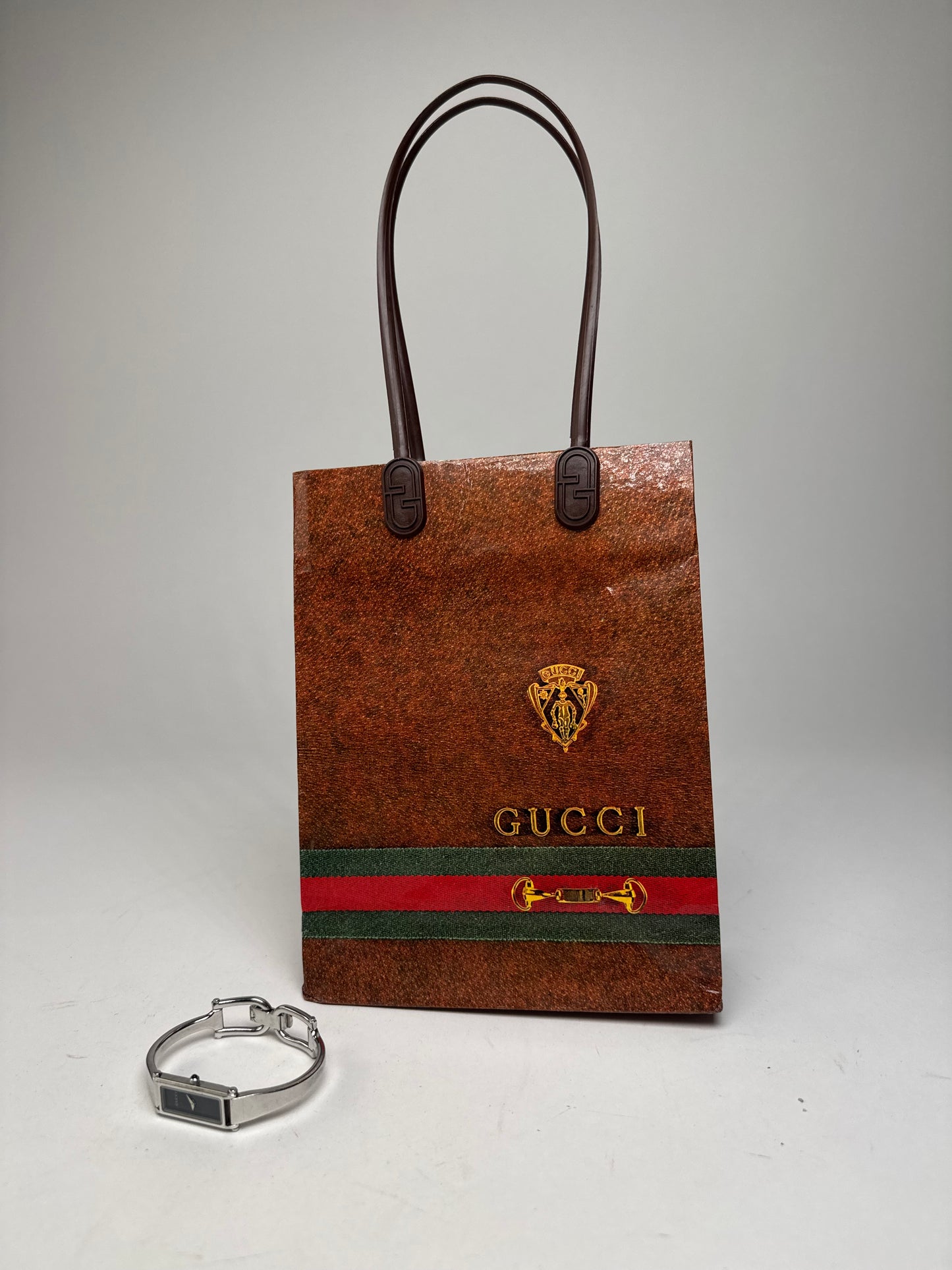Vintage Gucci Horsebit Quartz Watch Silver