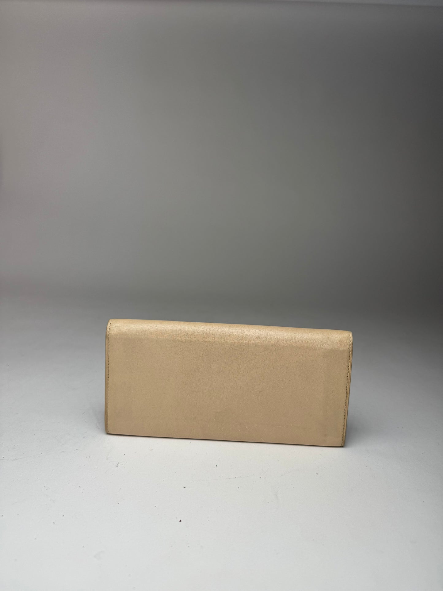 Vintage Celine Paris Leather wallet white