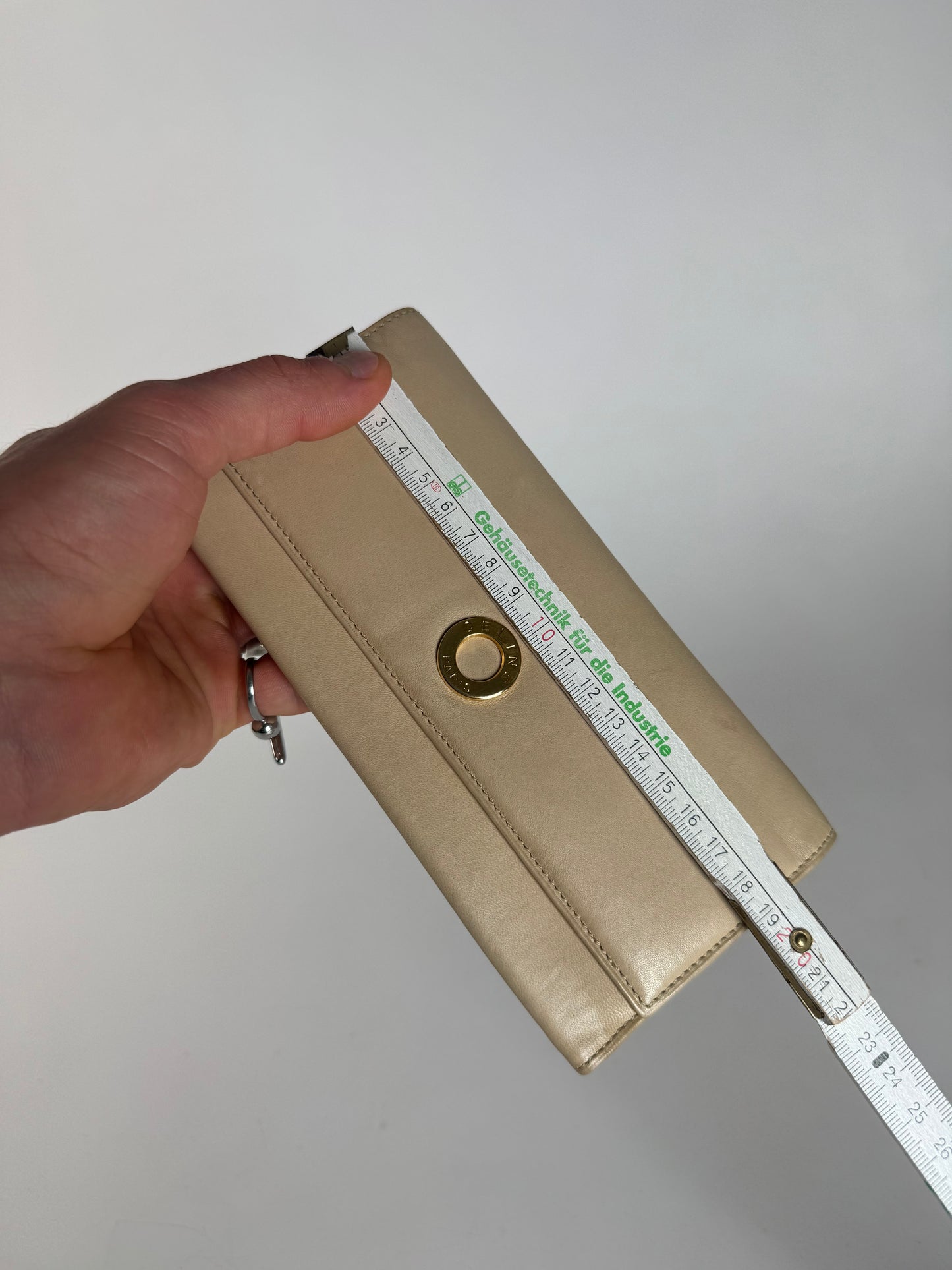 Vintage Celine Paris Leather wallet white