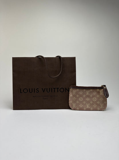 Vintage Louis Vuitton Monogram Mini Lin Coin Purse Early 2000s Blush Pink