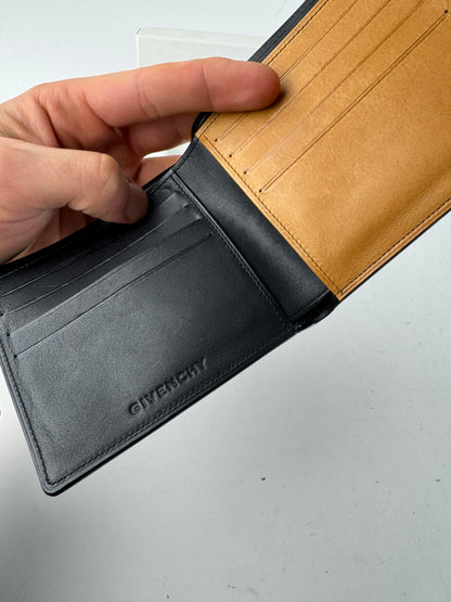Vintage Givenchy Flapable Leather Card Holder / Wallet black