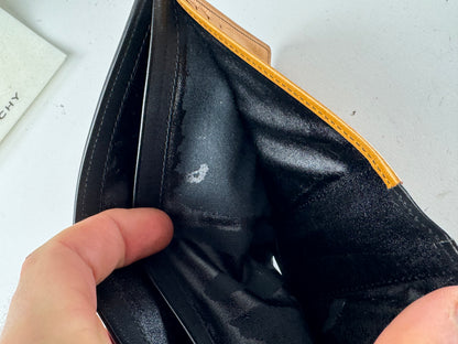 Vintage Givenchy Flapable Leather Card Holder / Wallet black