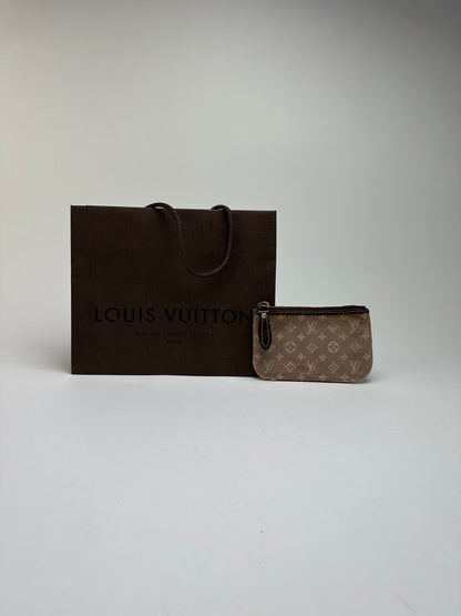 Vintage Louis Vuitton Monogram Mini Lin Coin Purse Early 2000s Blush Pink