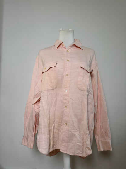 Vintage Dior Cotton Shirt Light Pink L