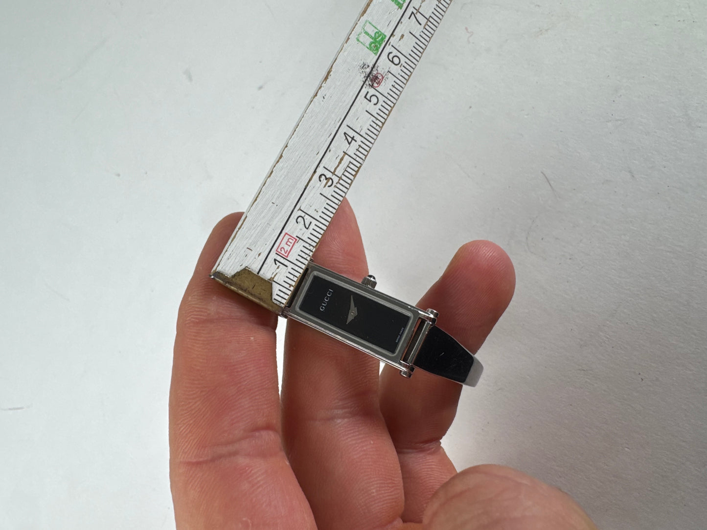 Vintage Gucci Horsebit Quartz Watch Silver