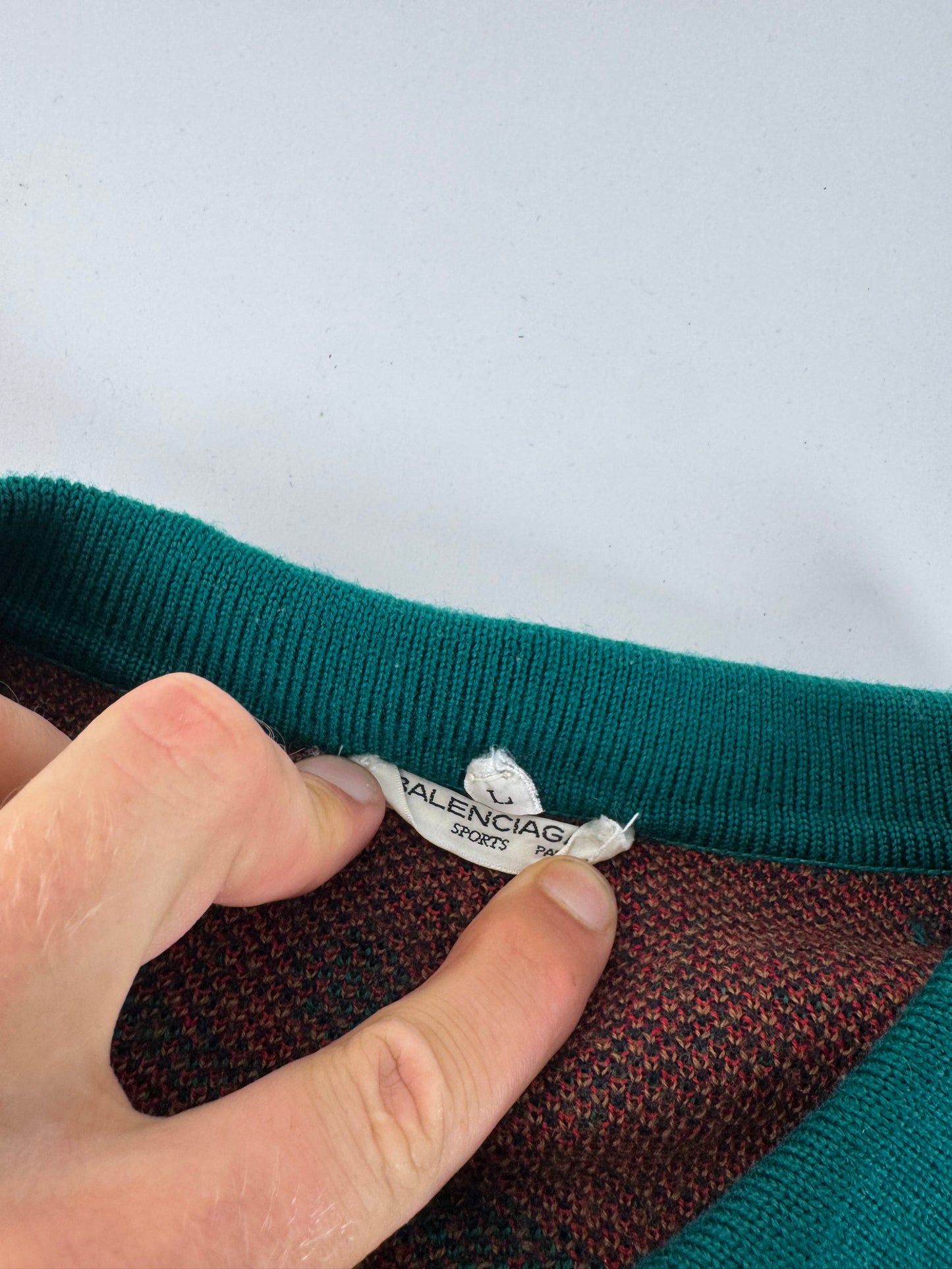 Vintage vintage Balenciaga Sweather Green L