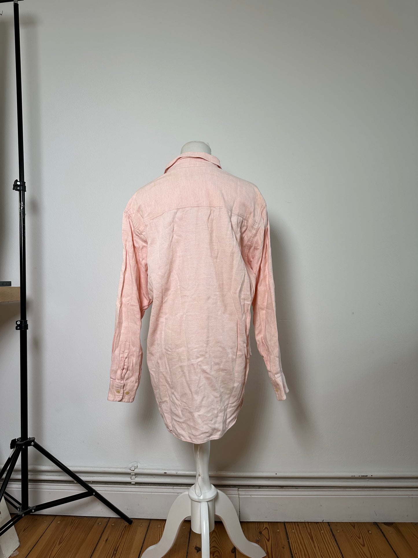 Vintage Dior Cotton Shirt Light Pink L