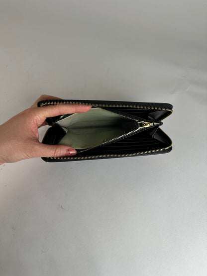 Vintage Marni Leather Wallet Rose Black