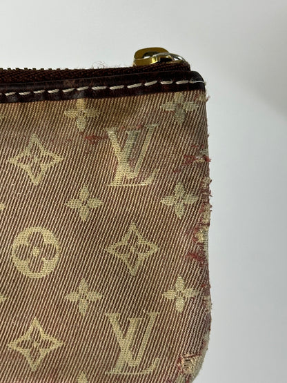 Vintage Louis Vuitton Monogram Mini Lin Coin Purse Early 2000s Blush Pink